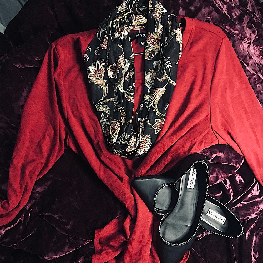 Womens Plus Long Sleeve Blouse